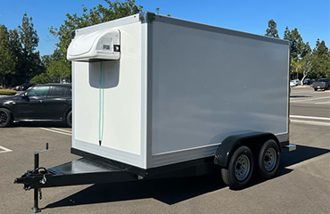 Small mobile trailer refrigeration Units are for 8/10/12 foot mobile cold room